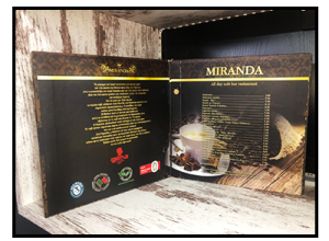 Καλλιτεχνικοί κατάλογοι εσωτερικό για το κατάστημα 'Miranda'